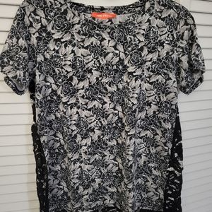 Joe Fresh XS flowery shirt
